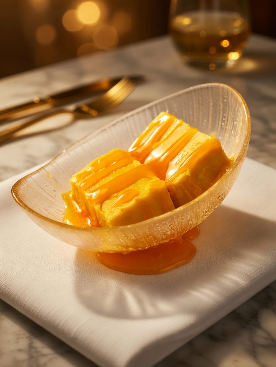 Postre indio de mango